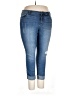 Kut from the Kloth Solid Blue Jeans Size 18 - photo 1