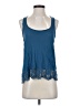 Bordeaux 100% Rayon Blue Sleeveless Top Size XS - photo 1