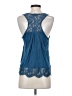 Bordeaux 100% Rayon Blue Sleeveless Top Size XS - photo 2