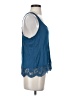 Bordeaux 100% Rayon Blue Sleeveless Top Size XS - photo 4