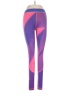 Adidas Color Block Purple Active Pants Size S - photo 1