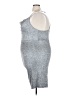 Shein Curve 100% Polyester Metallic Silver Cocktail Dress Size 4X - photo 5