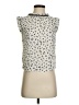 Monteau 100% Polyester Ivory Sleeveless Blouse Size S - photo 1