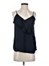 Zara Basic 100% Polyamide Blue Sleeveless Blouse Size S - photo 1