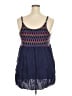 Torrid 100% Rayon Blue Casual Dress Size 5X Plus (5) - photo 2