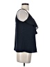 Zara Basic 100% Polyamide Blue Sleeveless Blouse Size S - photo 4