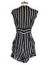 Ann Taylor LOFT Stripes Black Romper Size 4 - photo 2