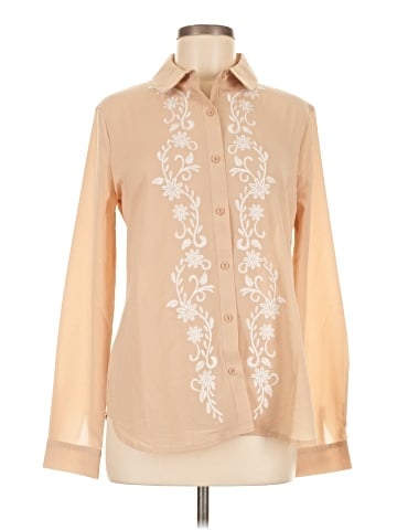 Romeo & Juliet Couture Long Sleeve Blouse (view 1)