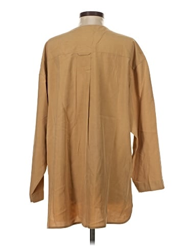 Jaeger 3/4 Sleeve Silk Top (view 2)