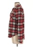 Just Polly Plaid Red Long Sleeve Blouse Size L - photo 5