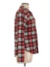 Just Polly Plaid Red Long Sleeve Blouse Size L - photo 4