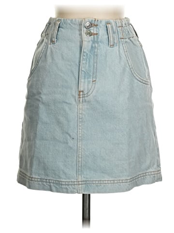 Topshop Denim Skirt (view 1)