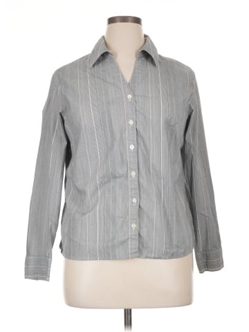 Attention Long Sleeve Button-Down Shirt (view 1)