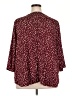 Catherines 100% Polyester Polka Dots Burgundy 3/4 Sleeve Blouse Size 2X (petite) - photo 1