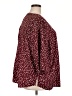 Catherines 100% Polyester Polka Dots Burgundy 3/4 Sleeve Blouse Size 2X (petite) - photo 5