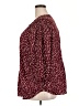 Catherines 100% Polyester Polka Dots Burgundy 3/4 Sleeve Blouse Size 2X (petite) - photo 4