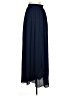 Hitherto 100% Polyester Solid Blue Formal Skirt Size 2 - photo 2
