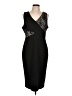 Beige by ECI Black Cocktail Dress Size L - photo 1