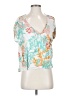 Unbranded White Short Sleeve Blouse Size S (estimated) - photo 1