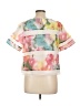 Worthington 100% Polyester Pink Short Sleeve Blouse Size L - photo 2