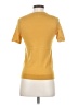 Eric Bompard Yellow Short Sleeve Top Size S - photo 2