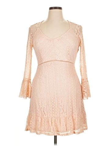 Ultra Pink Cocktail Dress (view 1)