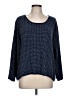 Liv Polka Dots Blue Pullover Sweater Size L - photo 1