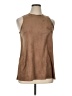 AB Studio Brown Sleeveless T-Shirt Size XL - photo 1