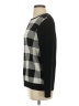 Charter Club Checkered-gingham Black Pullover Sweater Size S - photo 5