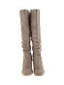 Elaine Turner Gray Tan Boots Size 6 1/2 - photo 2