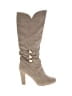 Elaine Turner Gray Tan Boots Size 6 1/2 - photo 1