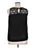 AB Studio 100% Polyester Black Sleeveless Blouse Size L - photo 2