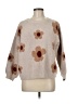 Miracle Floral Tan Pullover Sweater Size M - photo 1