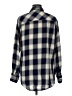 Caslon 100% Cotton Plaid Blue Long Sleeve Button-Down Shirt Size M - photo 2