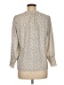 Carolina Belle 100% Polyester Polka Dots Ivory Long Sleeve Blouse Size M - photo 2