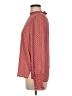 Carolina Belle 100% Polyester Hearts Red Long Sleeve Blouse Size M - photo 5