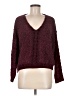 Assorted Brands 100% Polyester Tweed Burgundy Pullover Sweater Size M - photo 1