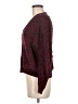 Assorted Brands 100% Polyester Tweed Burgundy Pullover Sweater Size M - photo 5
