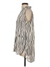 Banana Republic 100% Polyester Silver Sleeveless Blouse Size S - photo 5