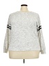 Bobbie Brooks Silver Pullover Sweater Size 2X - photo 1
