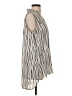 Banana Republic 100% Polyester Silver Sleeveless Blouse Size S - photo 4