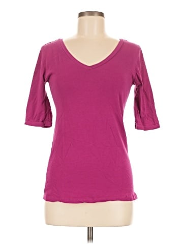 DownEast Basics 3/4 Sleeve Top (view 1)