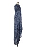 Lulus 100% Polyester Paisley Blue Casual Dress Size M - photo 4