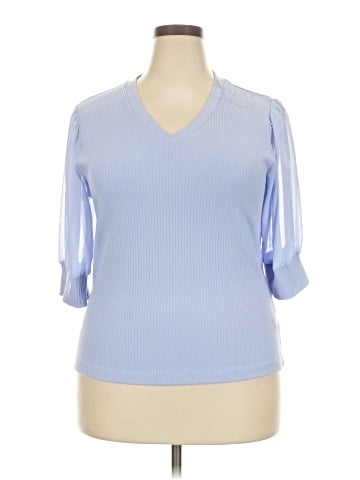 Design History 3/4 Sleeve Blouse (view 1)