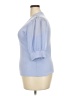 Design History Blue 3/4 Sleeve Blouse Size XXL - photo 5