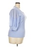 Design History Blue 3/4 Sleeve Blouse Size XXL - photo 4