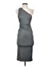 ASOS Silver Gray Cocktail Dress Size 4 - photo 1