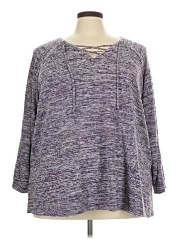 Woman Within Pullover Sweater (view 1)