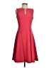 Chaps Solid Red Cocktail Dress Size 4 - photo 1
