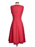 Chaps Solid Red Cocktail Dress Size 4 - photo 2